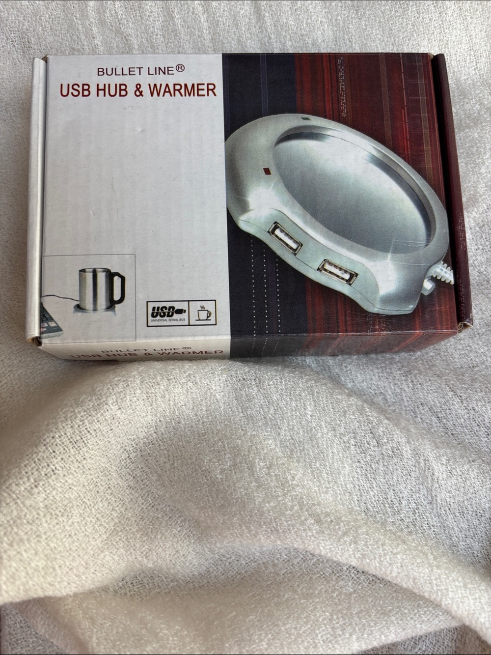 USB Hub & Warmer - Silver